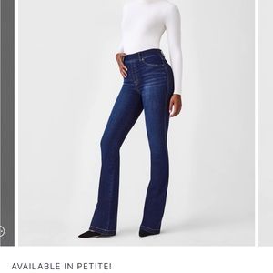 Spanx flare jeans in midnight- size XS